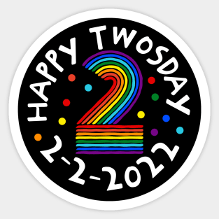 Happy Twosday 2022 Sticker